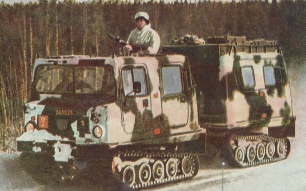 Шведский гусеничный сочлененый транспортер Bv-206